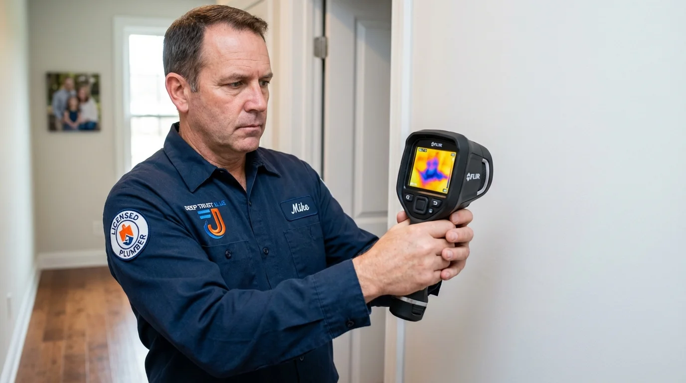 Thermal imaging leak detection by Johns Plumbing LLC in Takoma Park